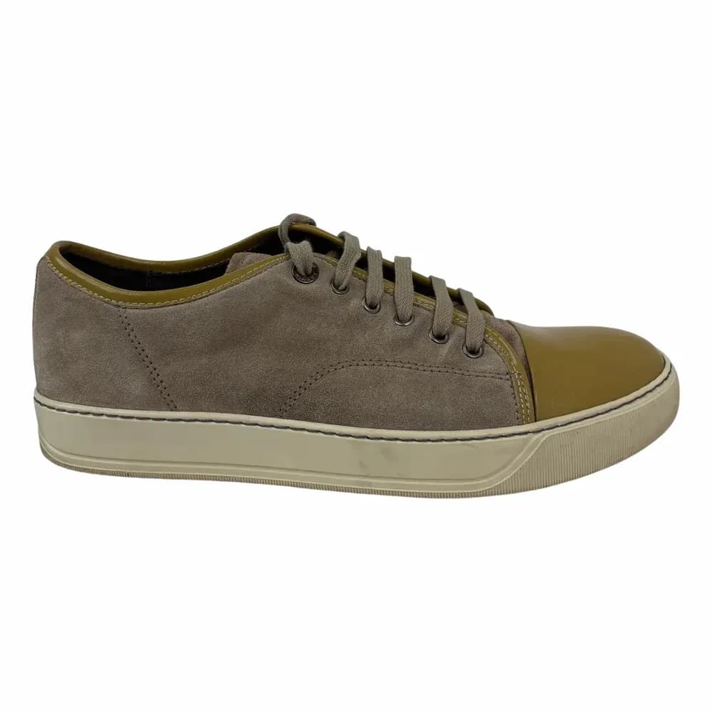 LANVIN DBB1 Patent Cap Toe Sneaker