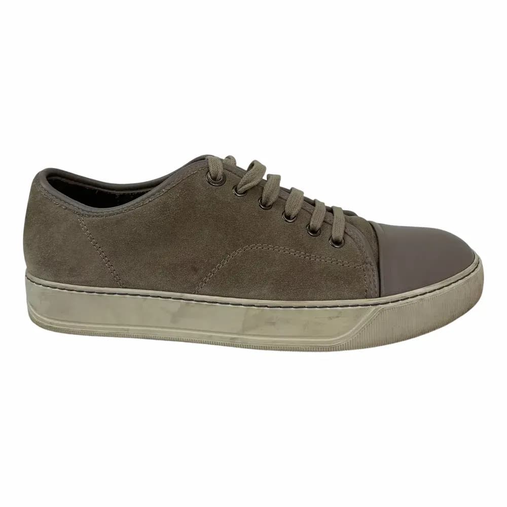 LANVIN DBB1 Patent Cap Toe Sneaker