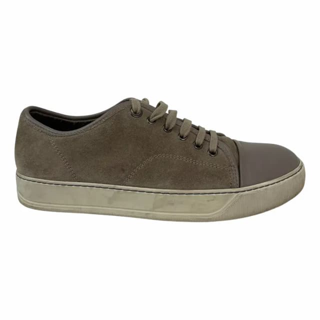 LANVIN DBB1 Patent Cap Toe Sneaker