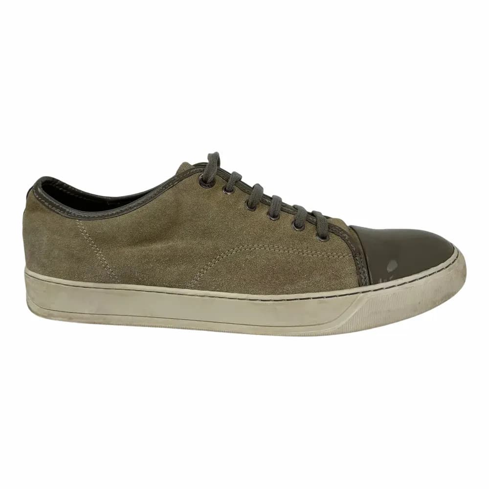 LANVIN DBB1 Patent Cap Toe Sneaker