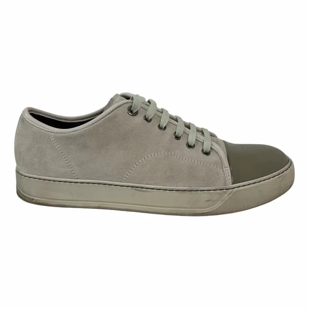 LANVIN DBB1 Patent Cap Toe Sneaker