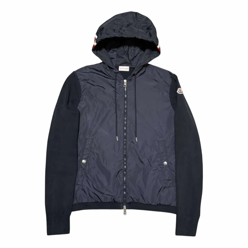 Moncler Hooded Tricot Cardigan