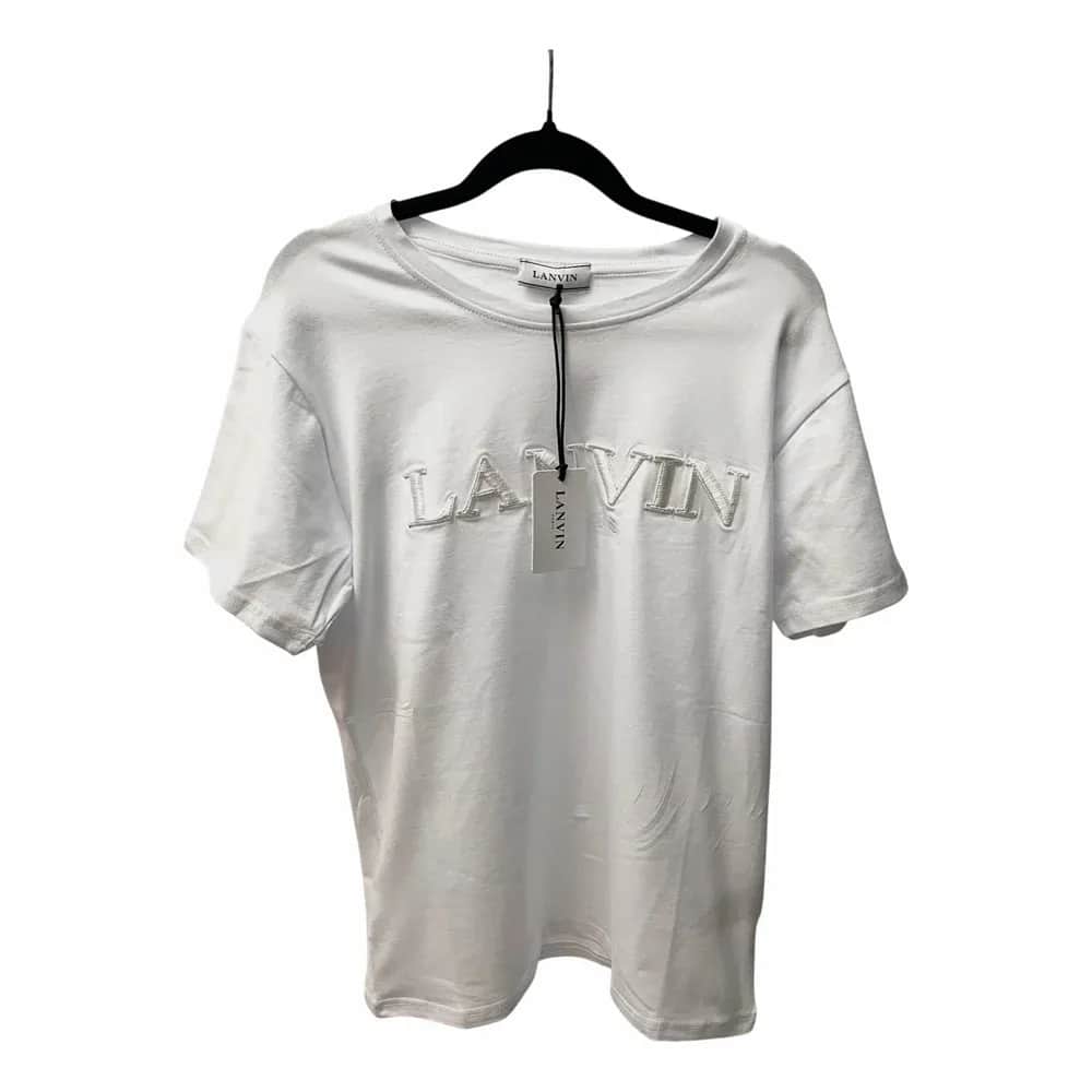 Lanvin Embroidered Logo T-shirt