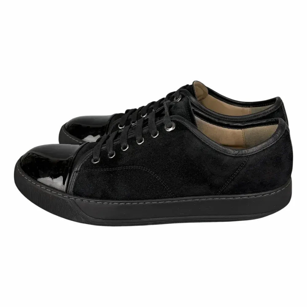 Lanvin DBB1 Patent Cap Toe Sneakers