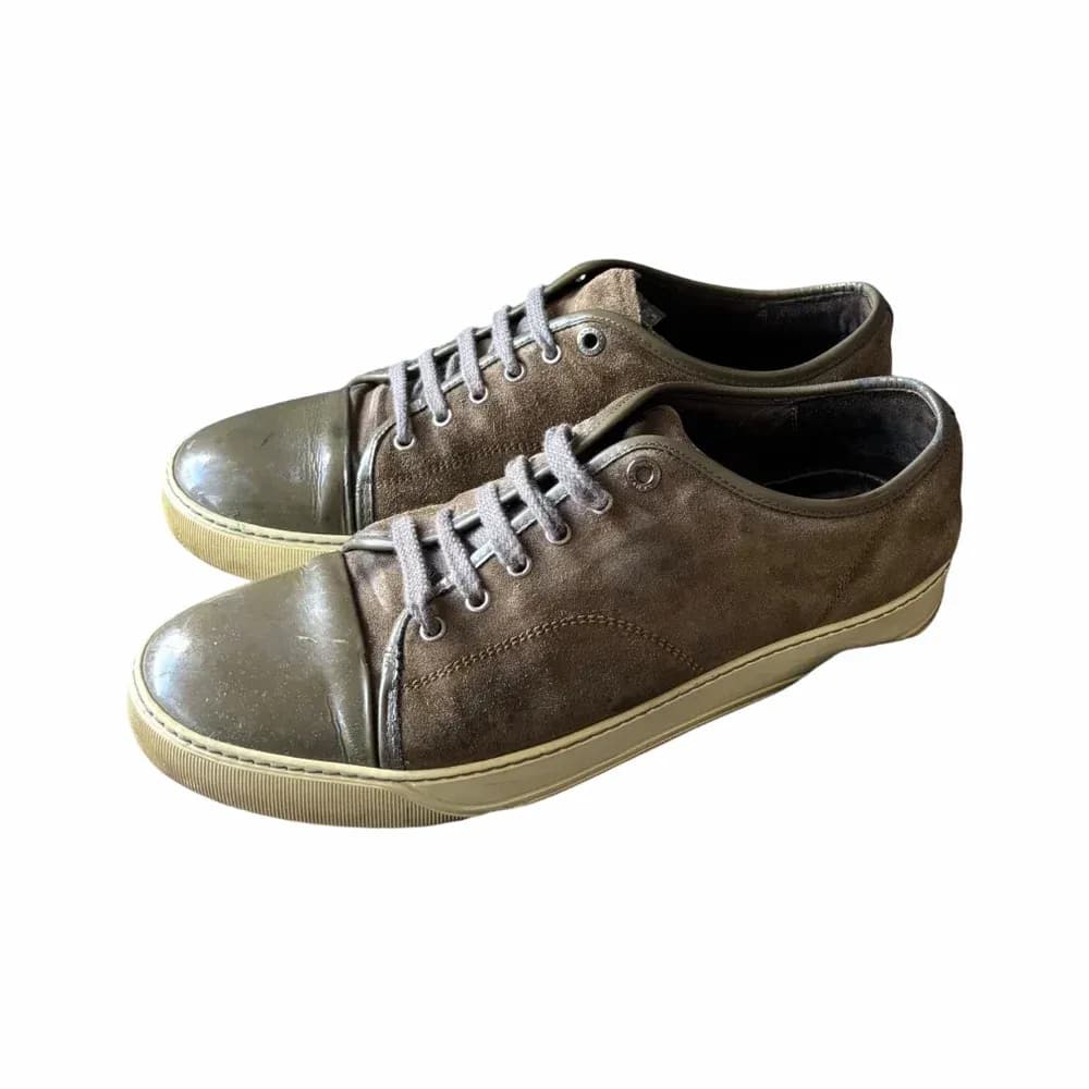 Lanvin DBB1 Patent Cap Toe Sneaker