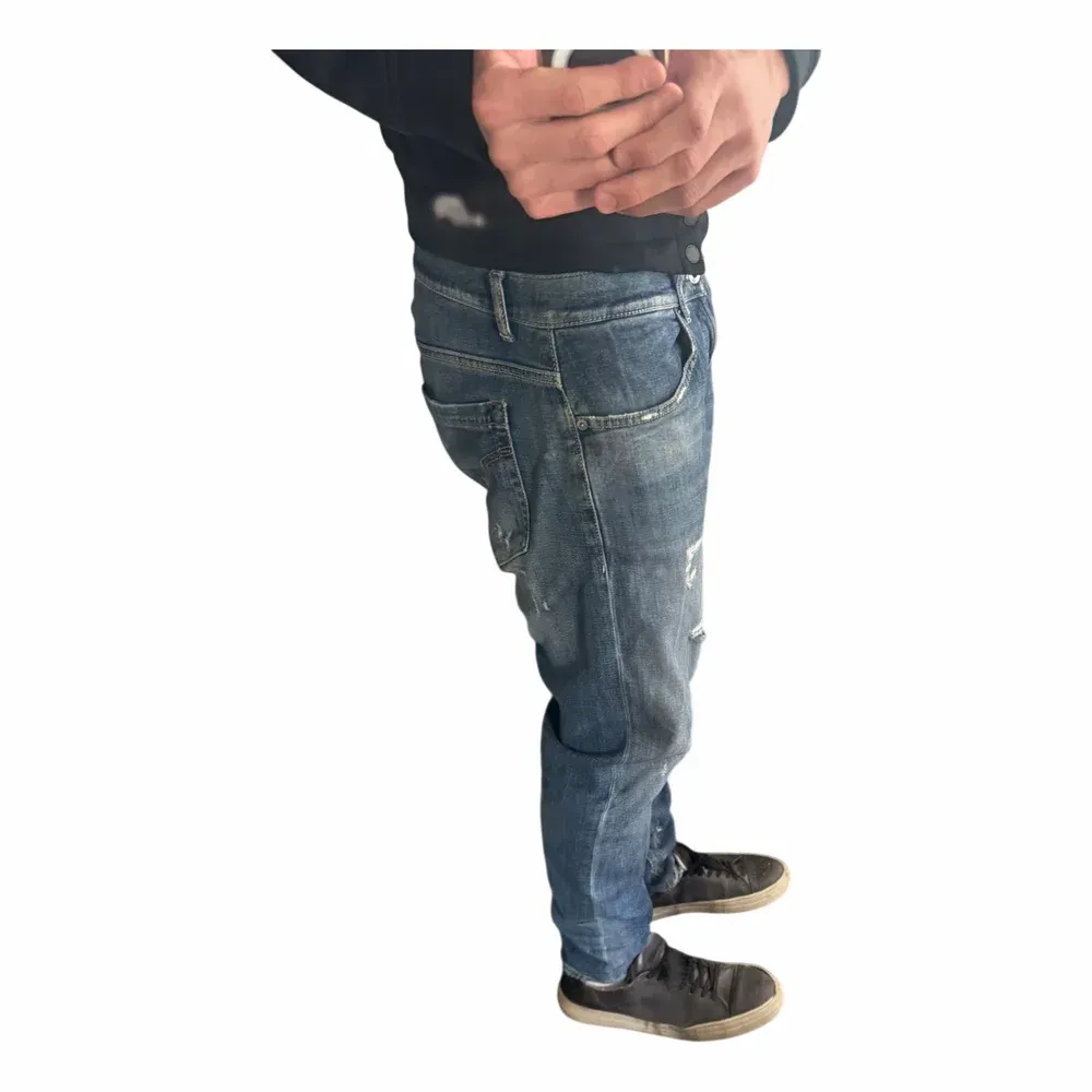 Dondup Jeans Med Slitna Detaljer