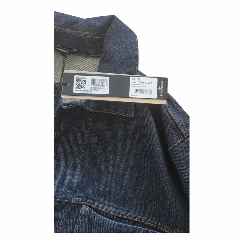 Stone Island Biker Jacket Denim