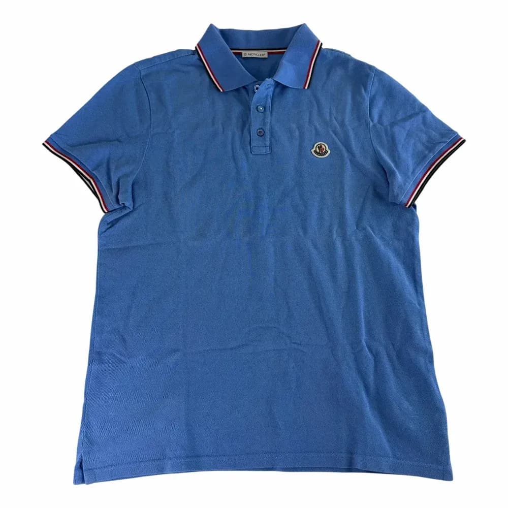 Moncler Logo Cotton Maglia Polo Shirt