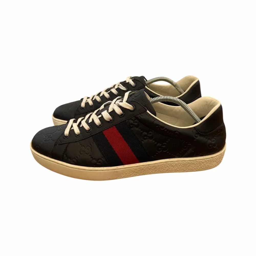 Gucci Ace GG Monogram Sneakers med Web