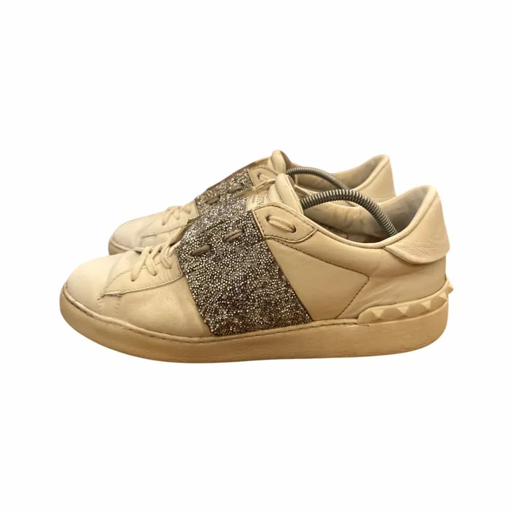 Valentino Open Glitter Sneakers