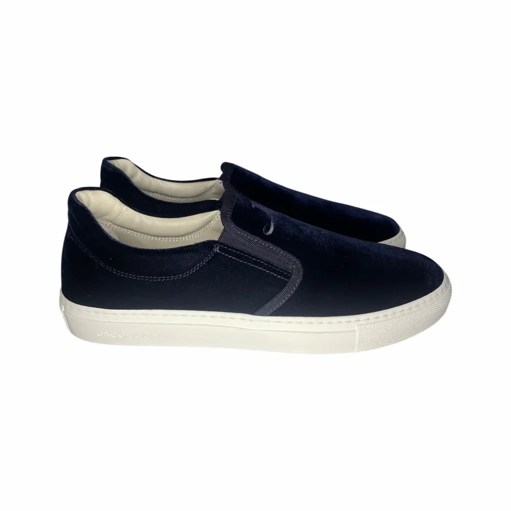Jacob Cohen Velvet Slip-on Sneakers
