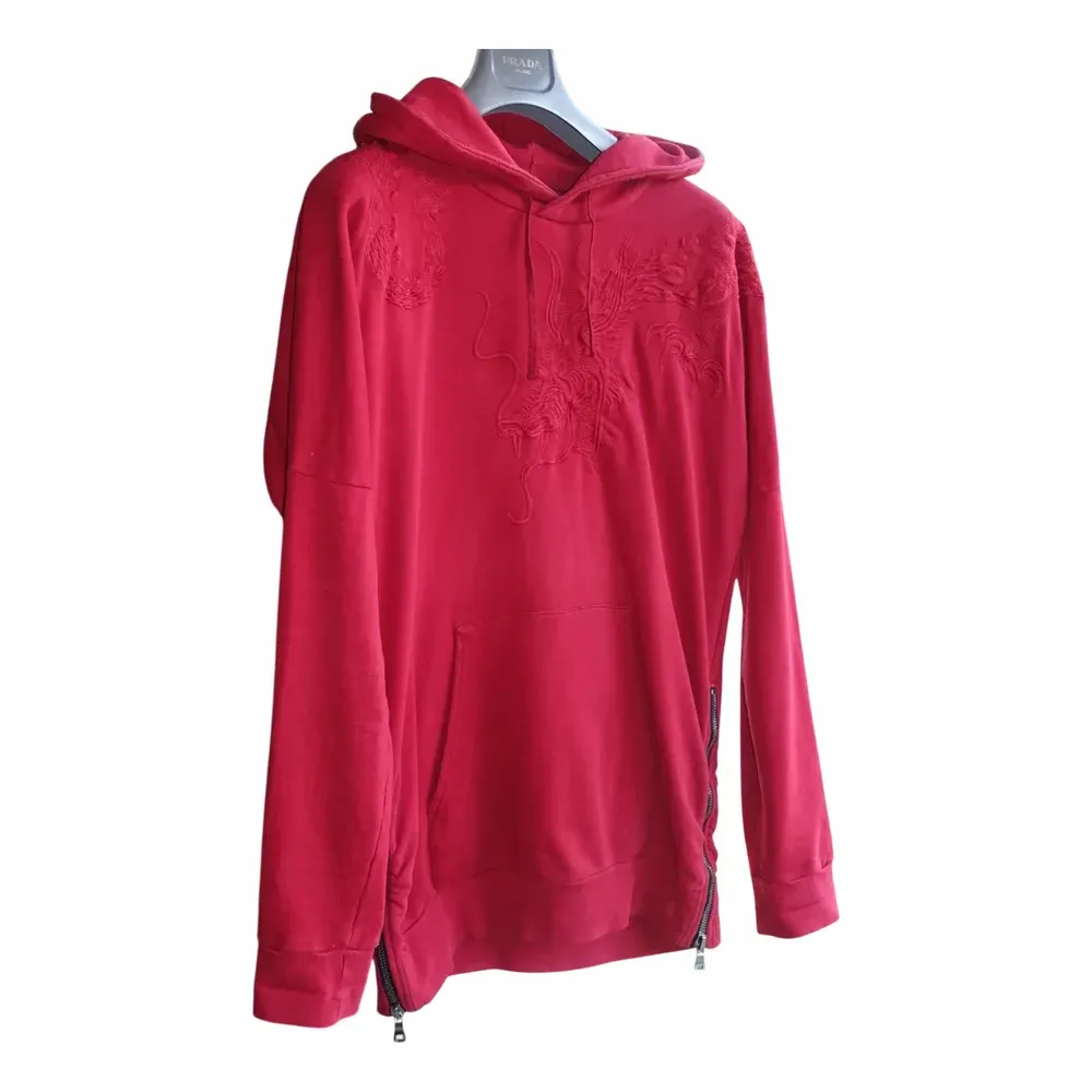 Balmain Nueva Escocia Embroidered Paneled Hoodie