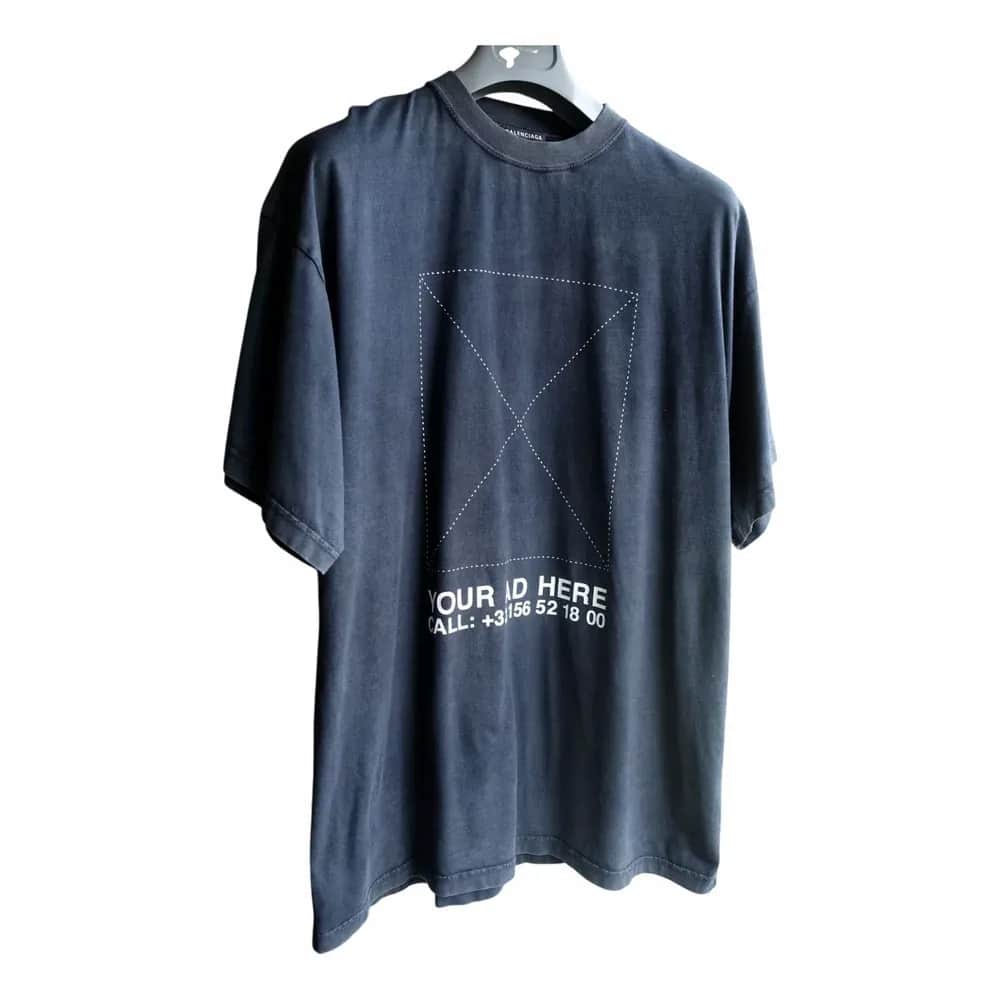 Balenciaga Your Ad Here / Your Logo Here Dotted Frame T-Shirt