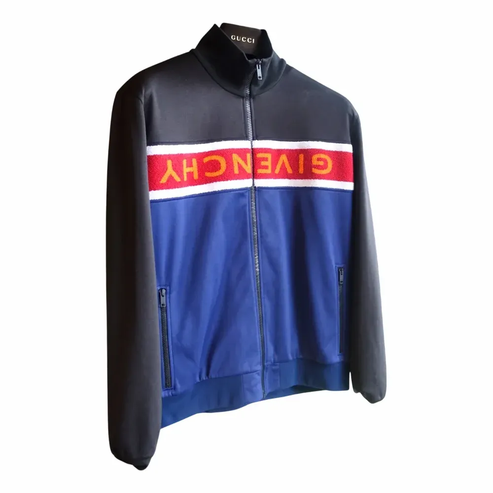 Givenchy Logo Stripe Tech-Jersey Track Jacket