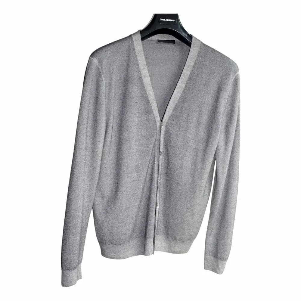 Prada Fine Knit Merino & Cashmere Cardigan