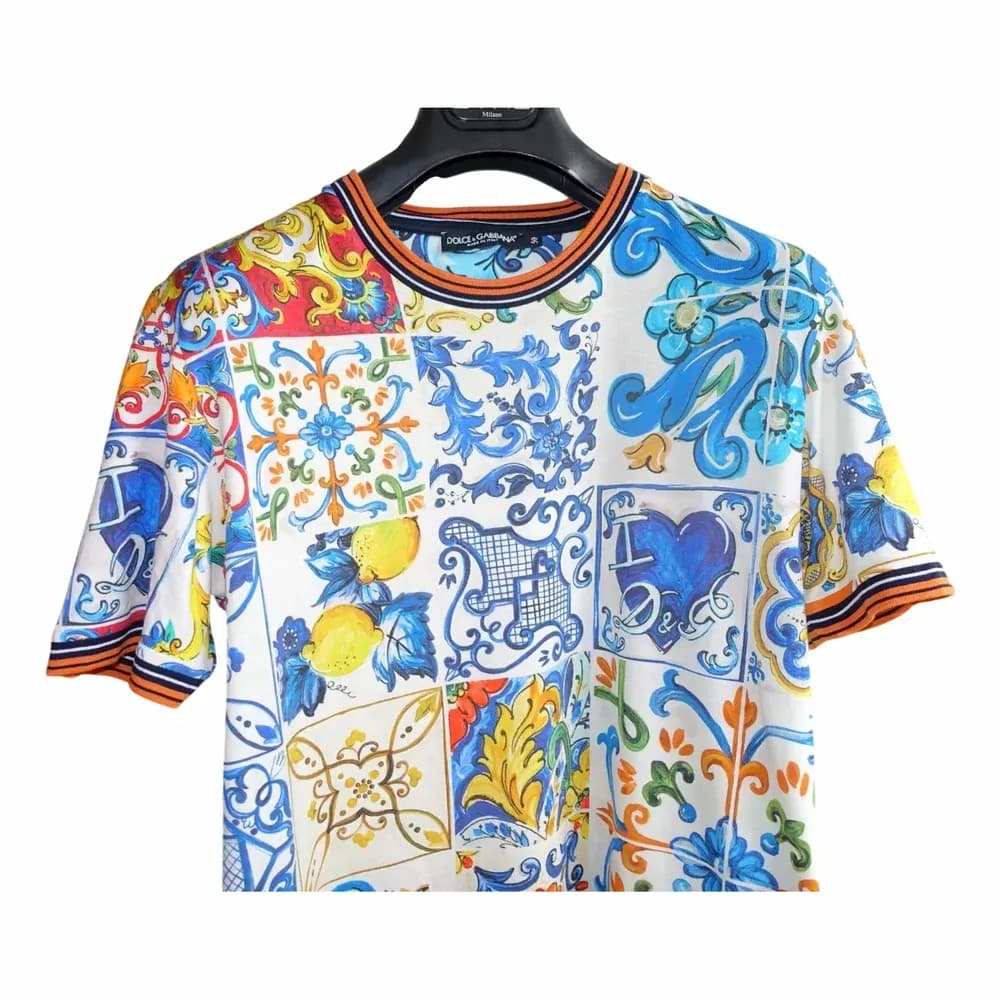 Dolce & Gabbana Majolica Print T-Shirt