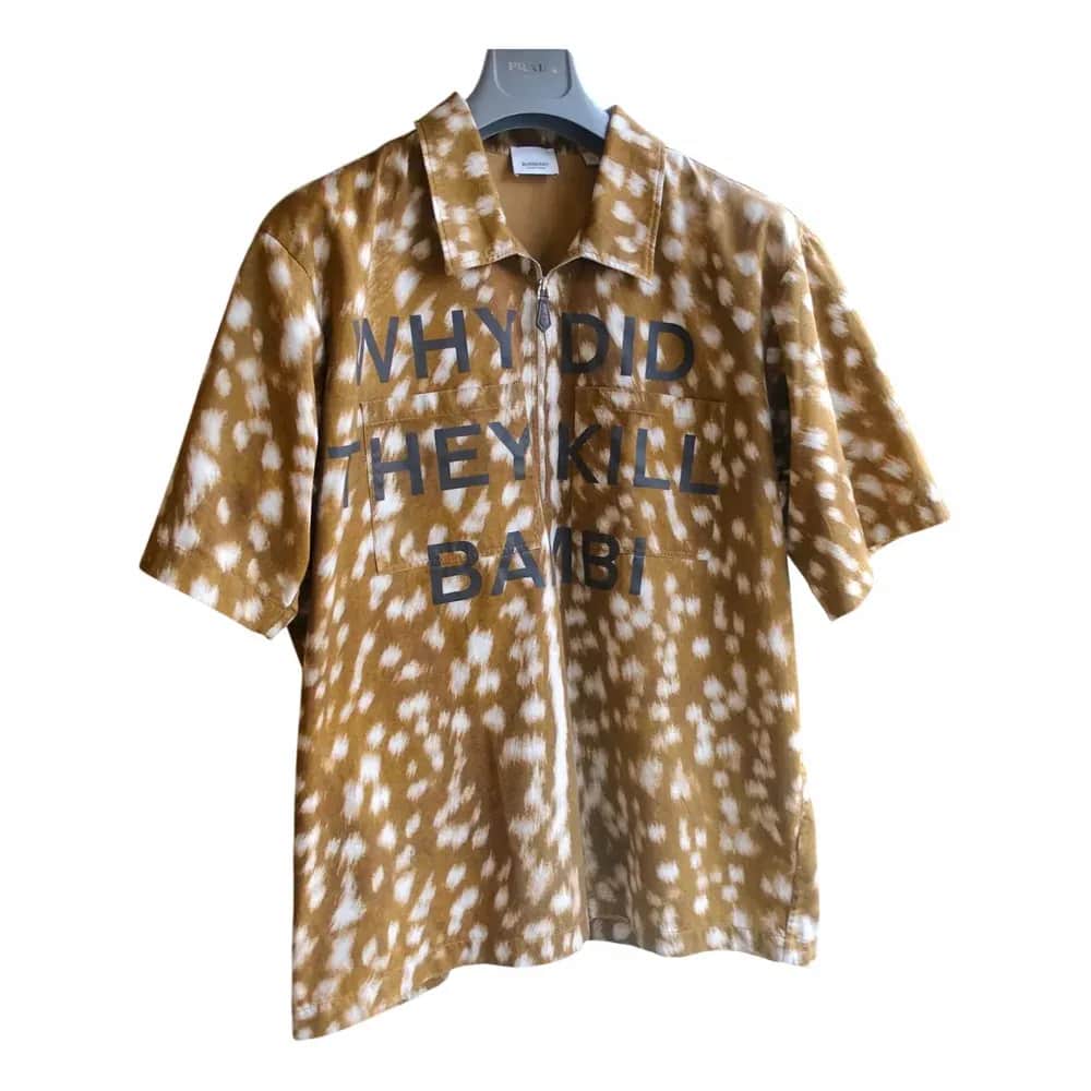 Burberry "Who Killed Bambi?" Deer Printed Shirt
