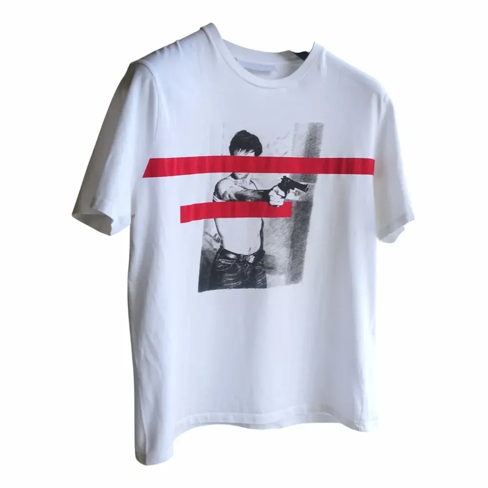 Neil Barrett Taxi Driver Graphic T-Shirt (PBJT362N G533S 1141)