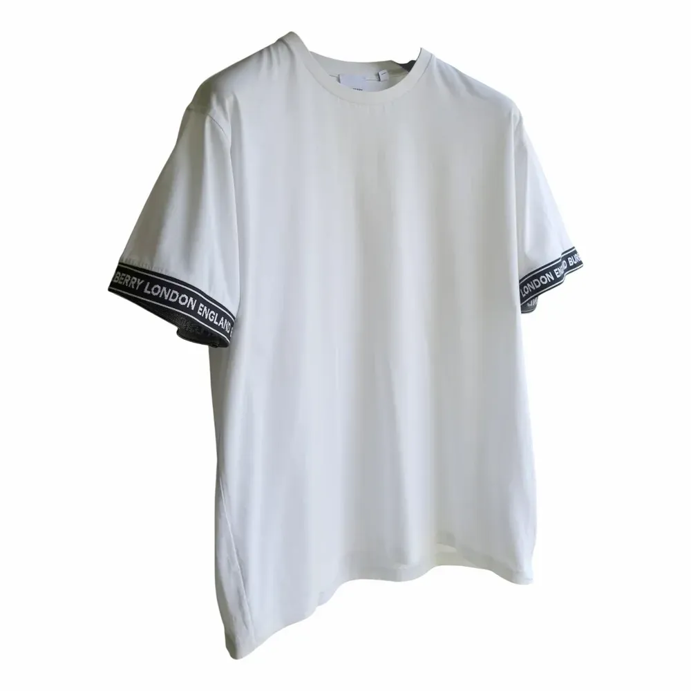 Burberry Logo Tape Cotton Oversized T-Shirt
