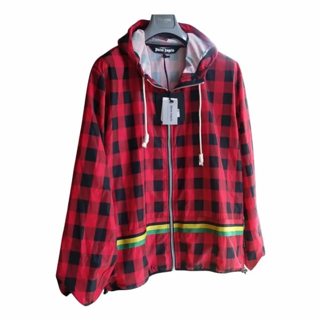 Palm Angels Buffalo Check Windbreaker Jacket