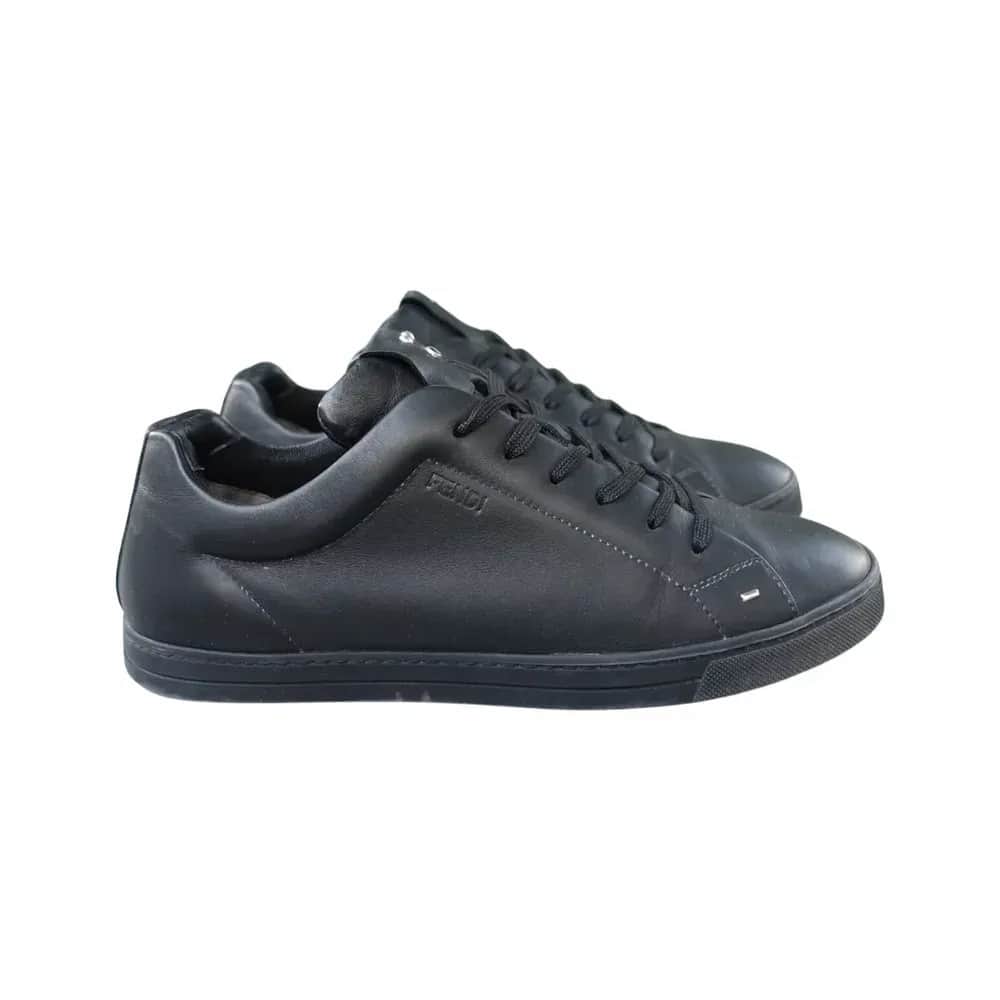 Fendi Bag Bugs Faces Motif Low-Top Sneakers