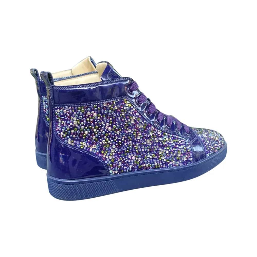 Christian Louboutin Louis Strass High Top Sneakers