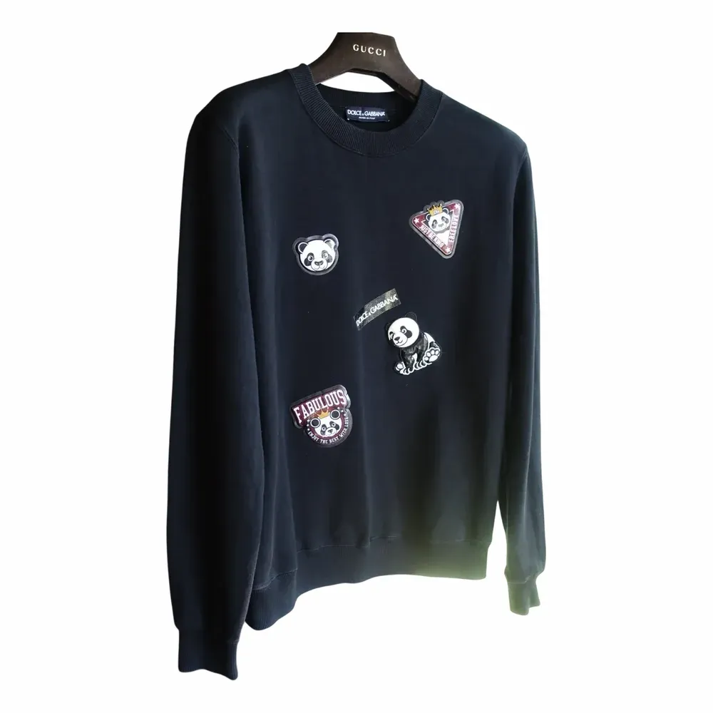 Dolce & Gabbana Panda Patches Sweatshirt