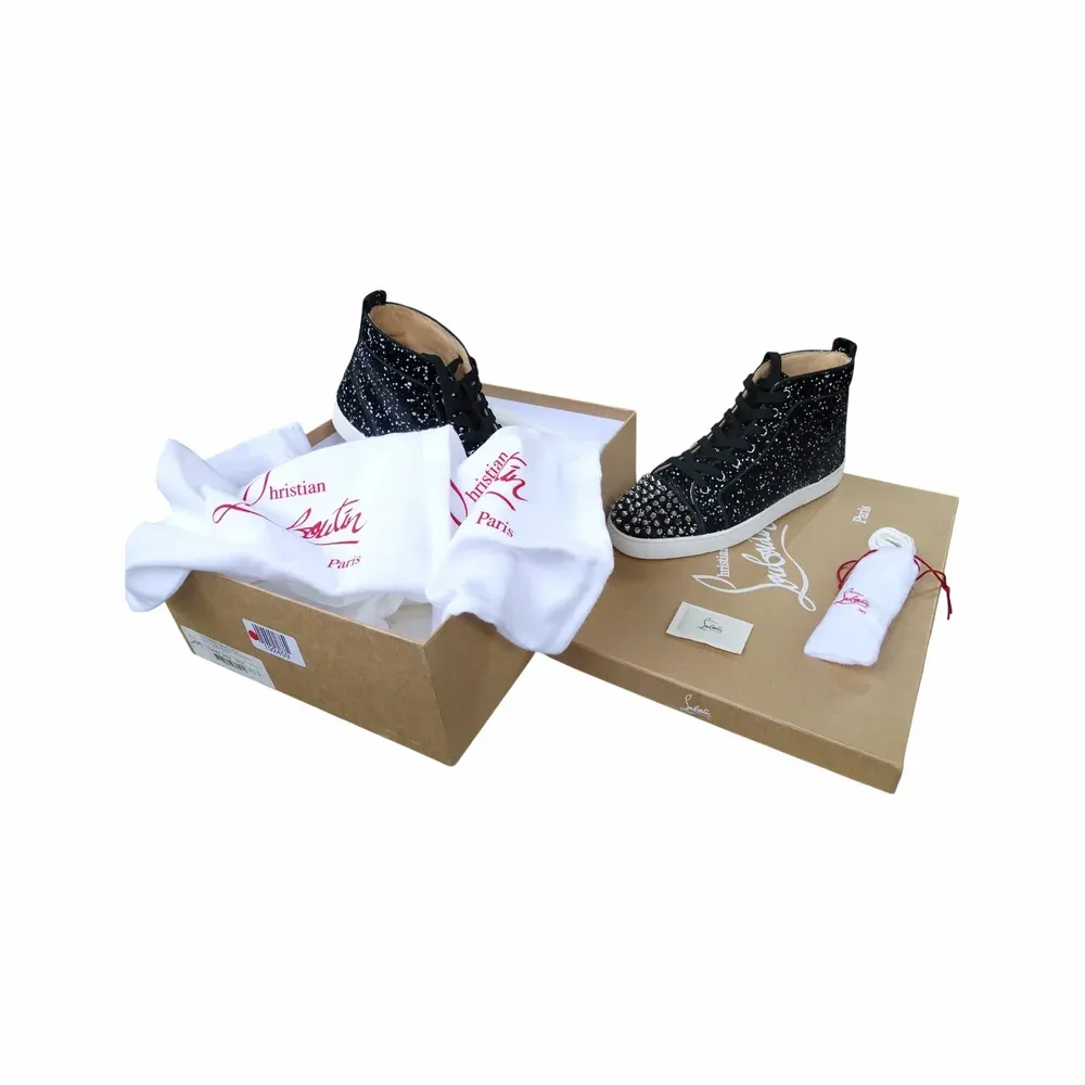 Christian Louboutin Louis Flat Strass