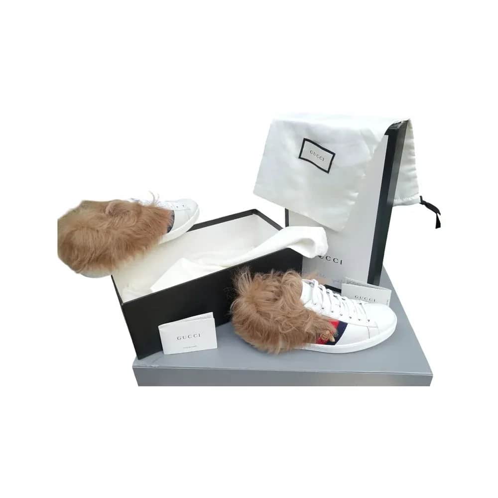 Gucci Ace Sneaker with Fur