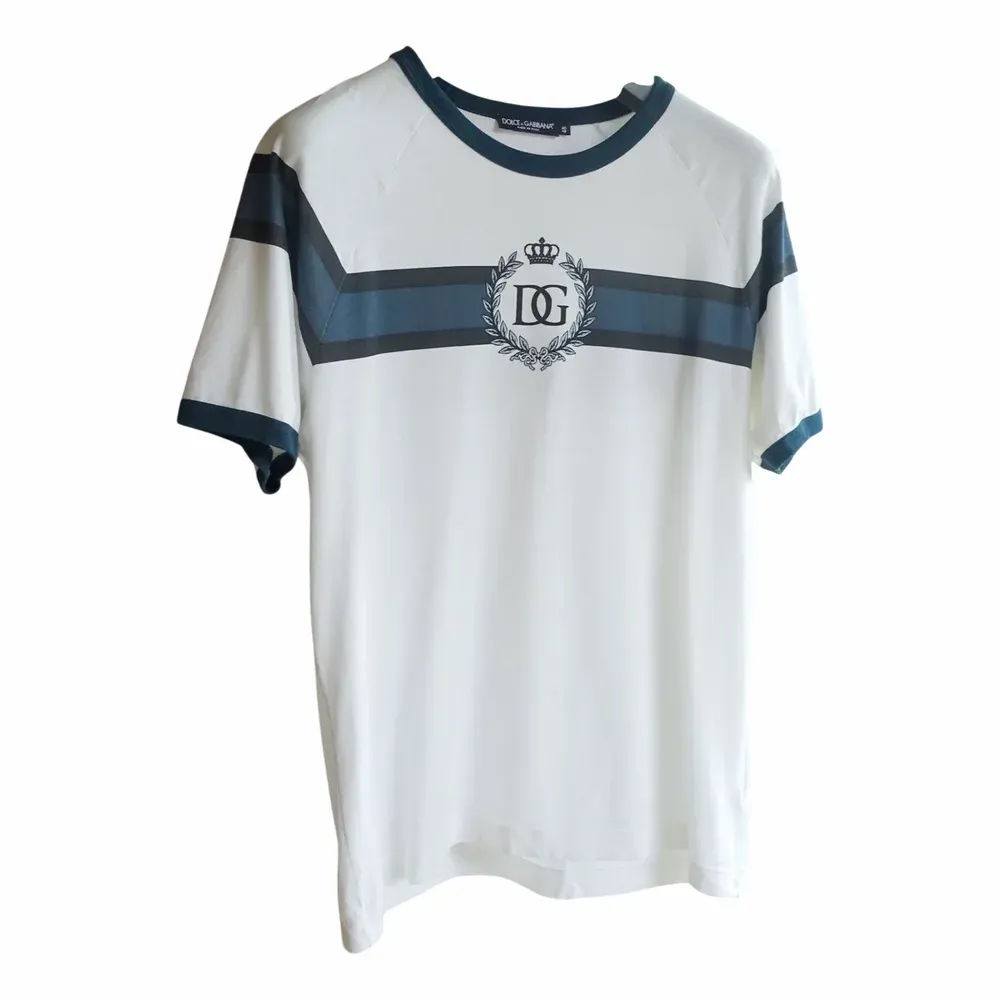 Dolce & Gabbana DG Crown Cotton Crew Neck T-Shirt