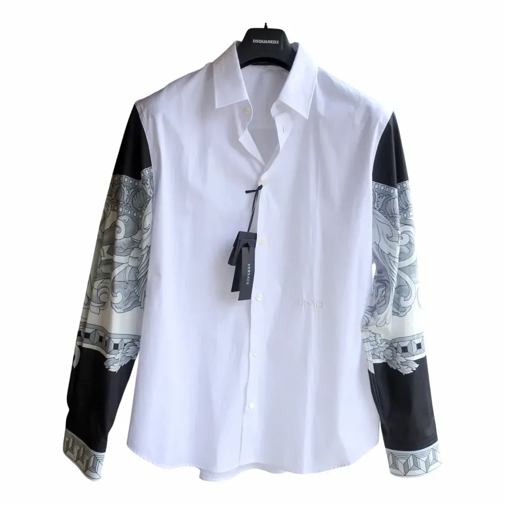 Versace Barocco Print Long-Sleeve Shirt