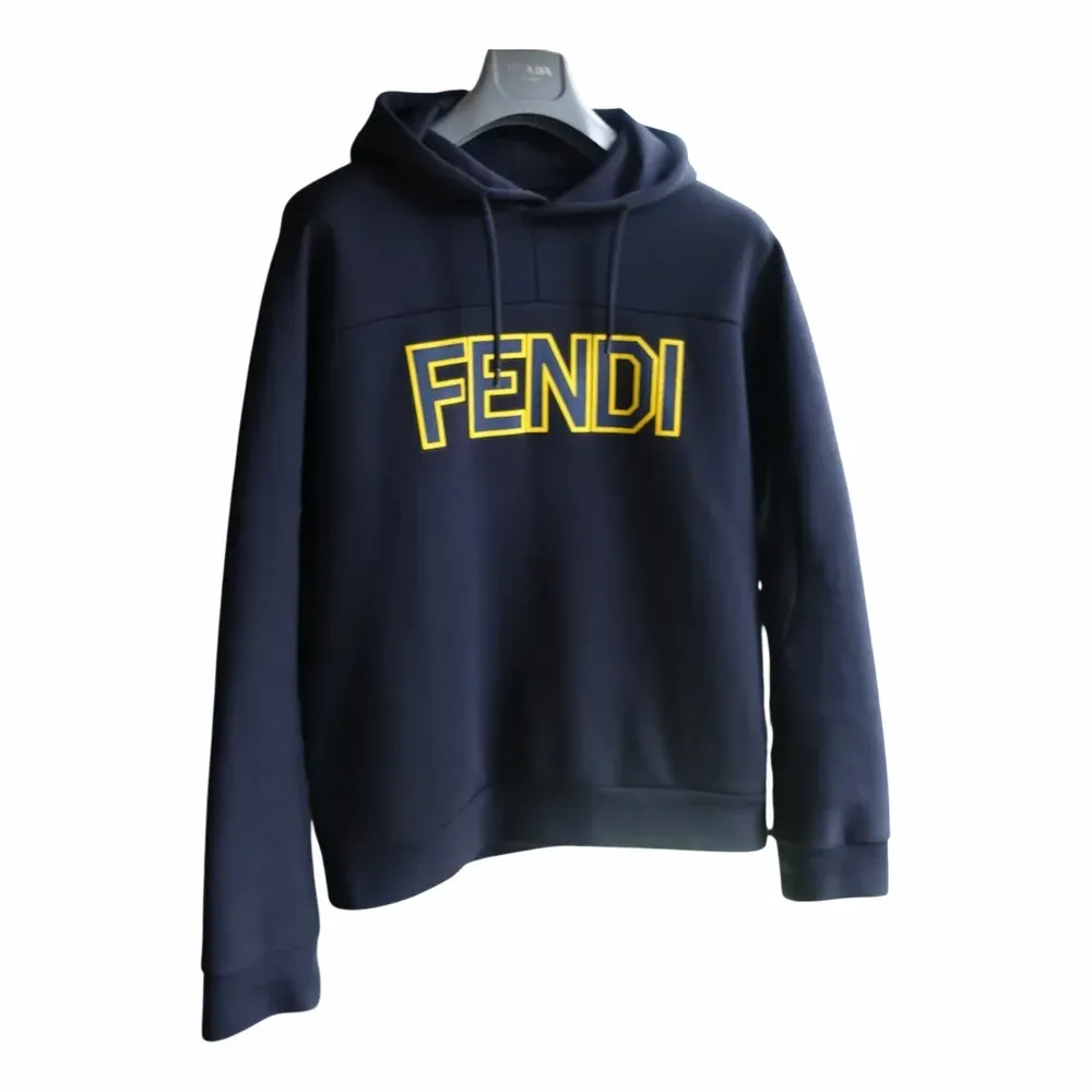 Fendi Logo-Print Cotton-Blend Hoodie
