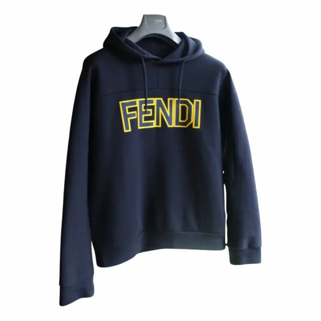 Fendi Logo-Print Cotton-Blend Hoodie