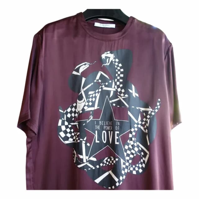 Givenchy Printed Silk Oversize T-shirt