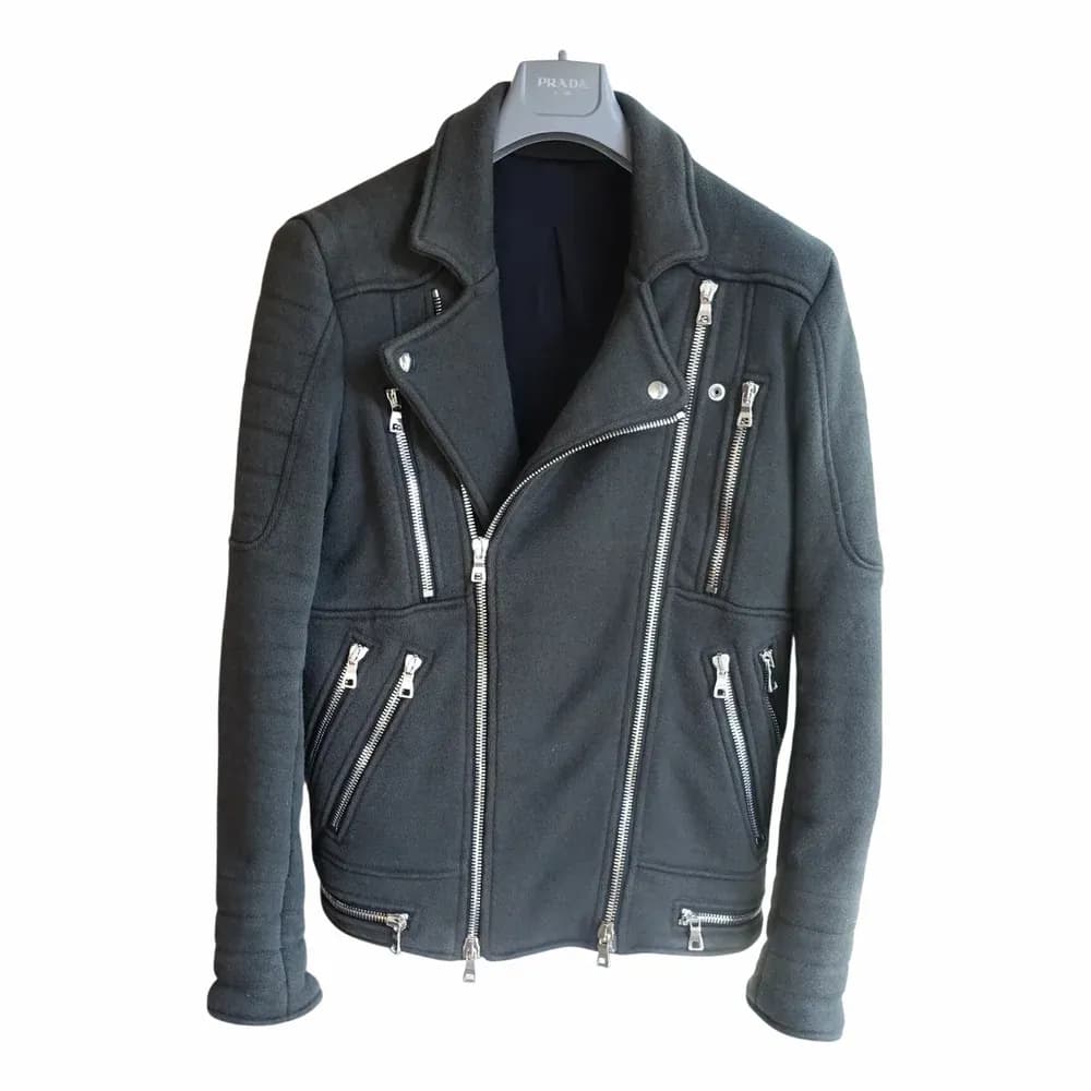 Balmain Double Zip Biker Jacket