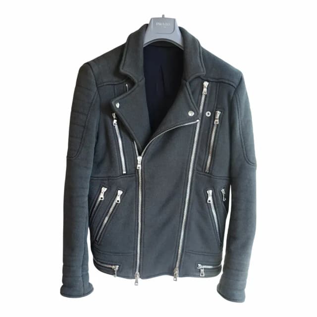 Balmain Double Zip Biker Jacket
