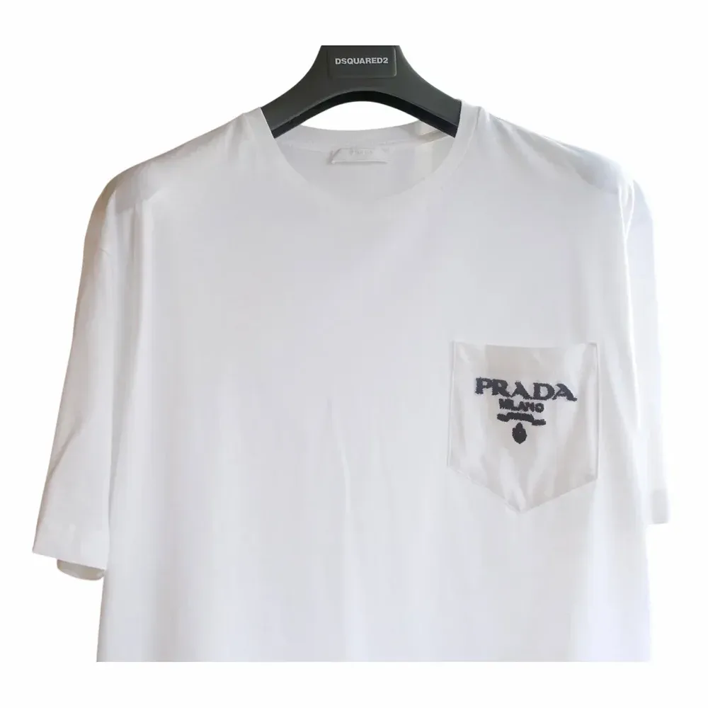 Prada Chenille Logo Patch T-shirt