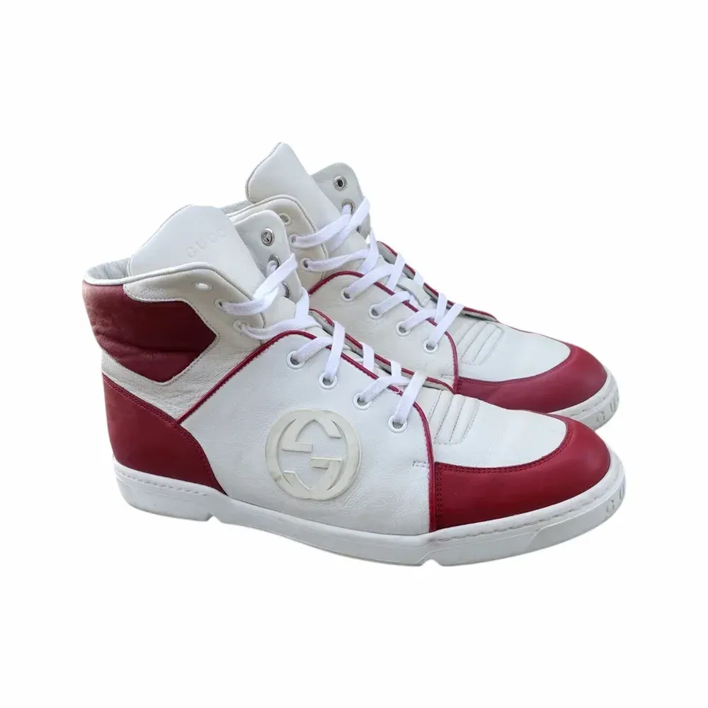 Gucci Interlocking G High-Top Sneakers (363731)