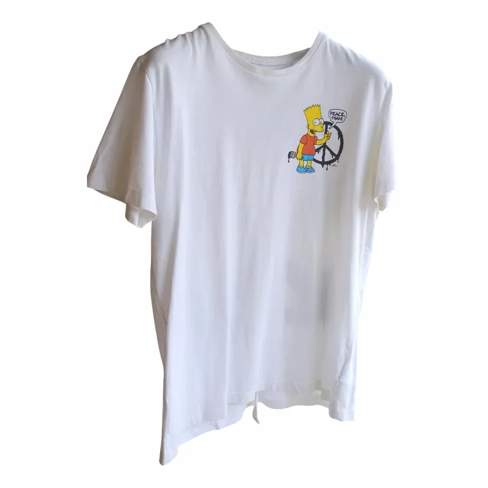 Off-White Bart Peace Sign T-Shirt (The Simpsons Collaboration)