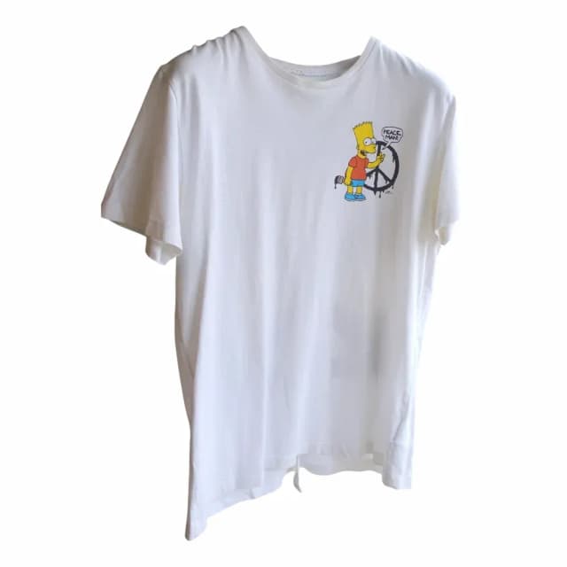 Off-White Bart Peace Sign T-Shirt (The Simpsons Collaboration)