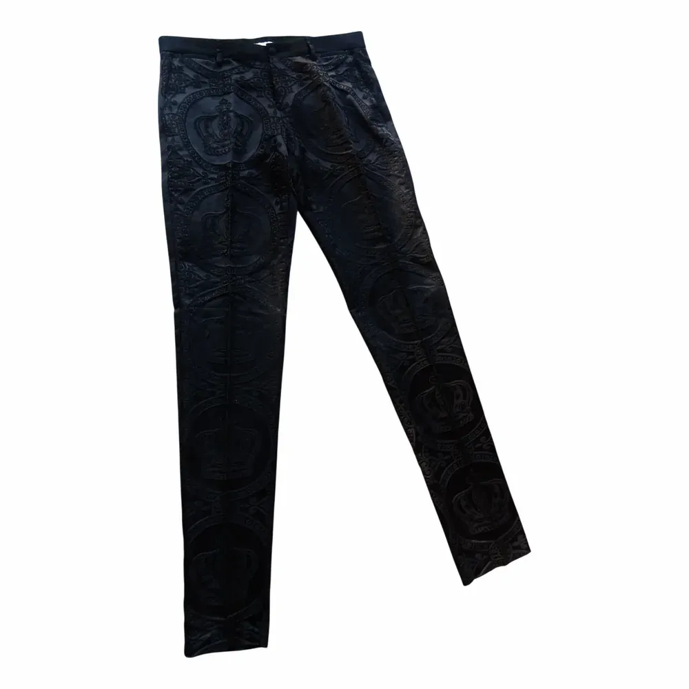 Dolce & Gabbana Cotton DG Crown Dress Pants