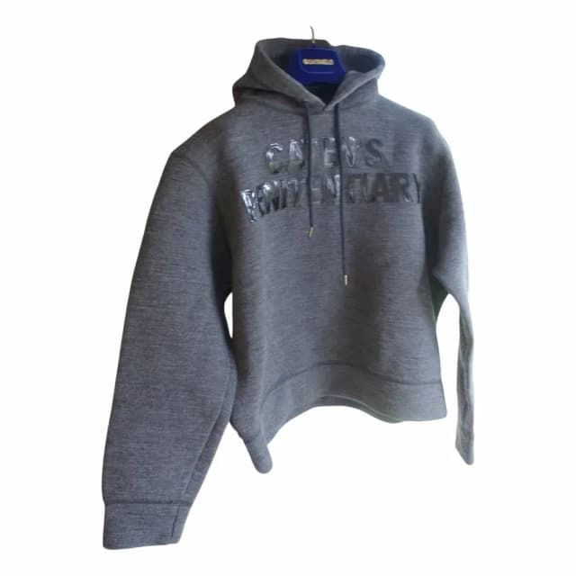 Dsquared2 Logo Hoodie with Patent Leather Applique