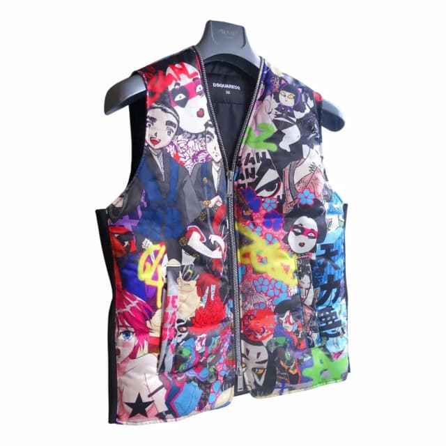Dsquared2 Manga Print Bomber Jacket / Parka (FW 2016 Collection)