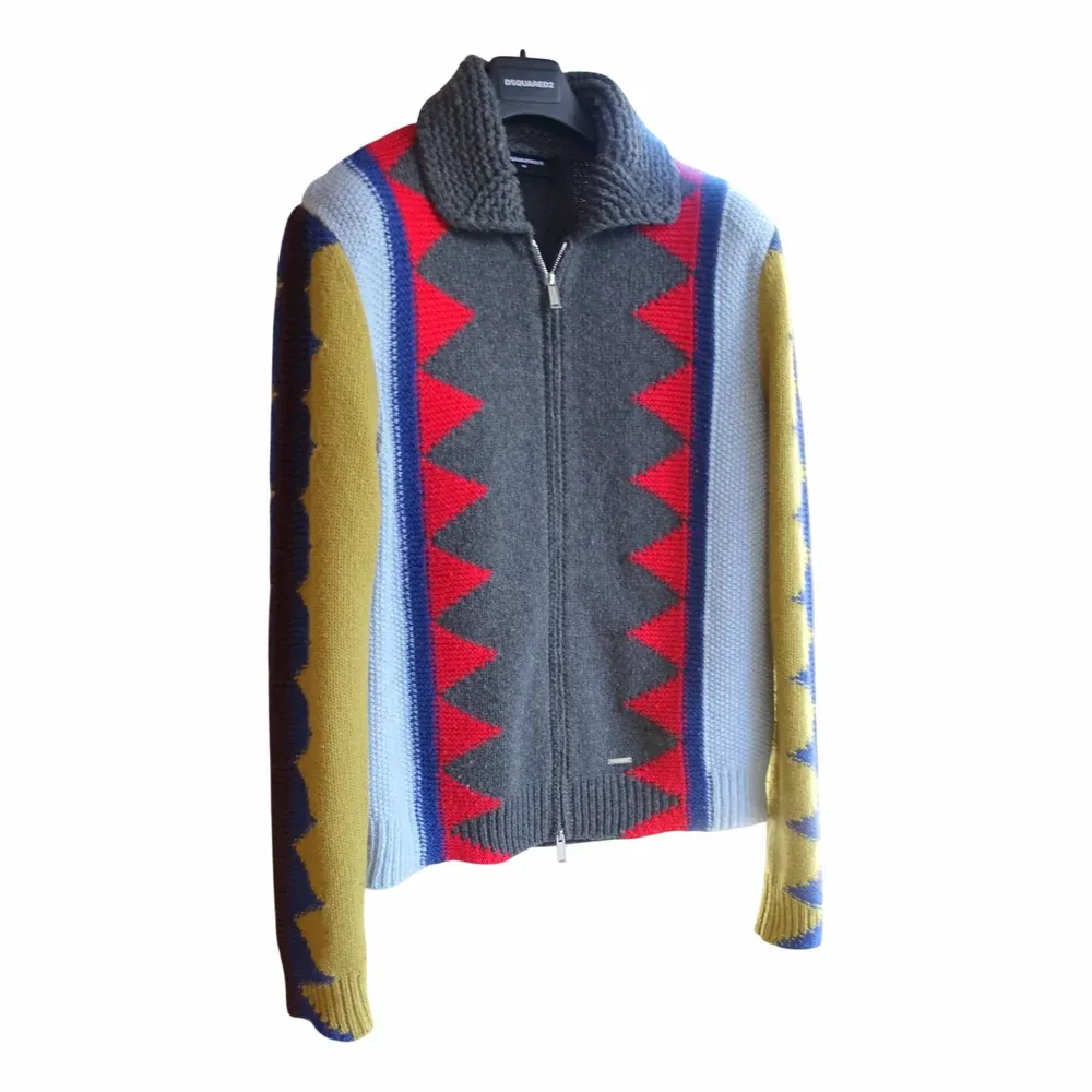 Dsquared2 Zig Zag Intarsia Cardigan