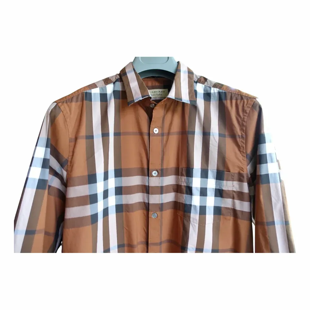 Burberry Somerton Check Stretch Cotton Poplin Shirt