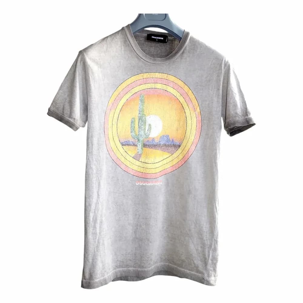 Dsquared2 Mexico Cactus Sunset Print T-Shirt