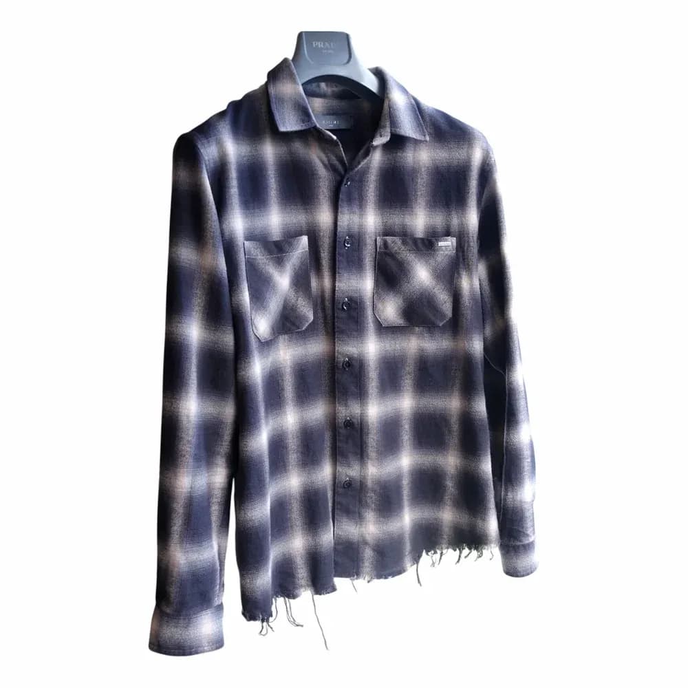 AMIRI Core Shadow Plaid Flannel Shirt