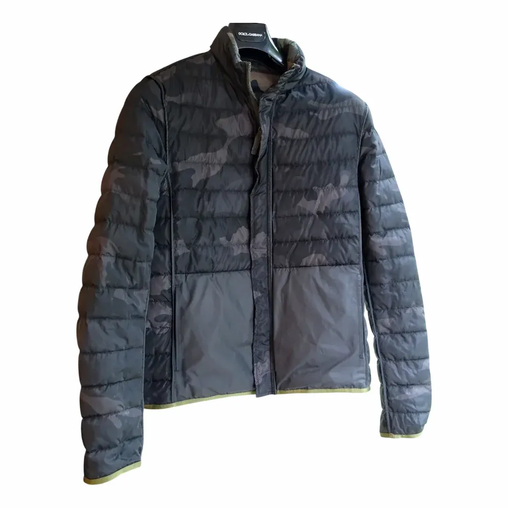 Valentino Camouflage Print Puffer Jacket