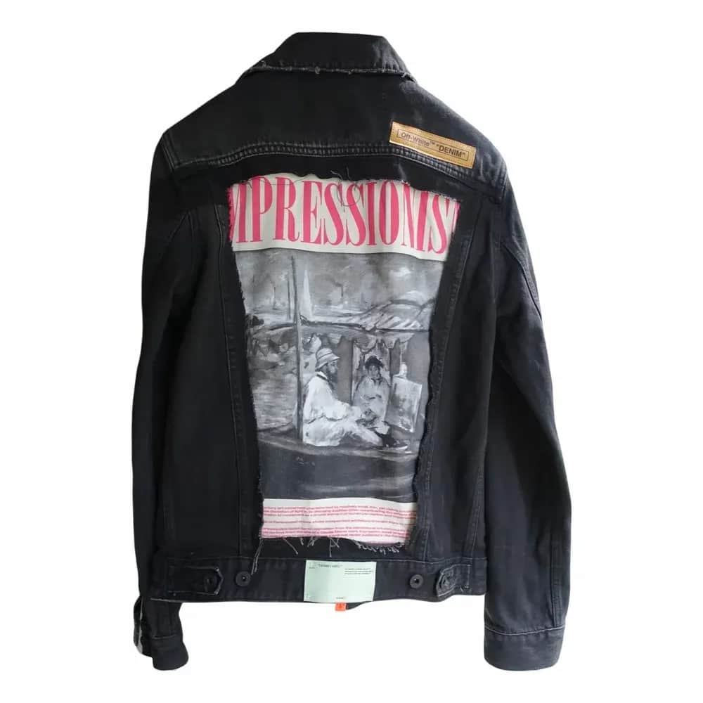 Off-White 19SS Impressionism Denim Jacket