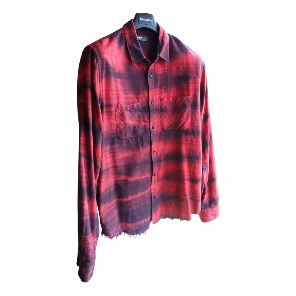 AMIRI Cloud Loose Fit Plaid Shirt